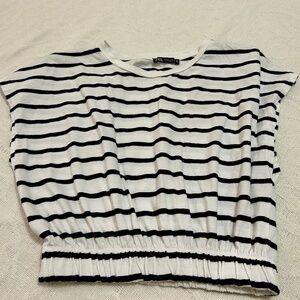 Zara stripped crop top
